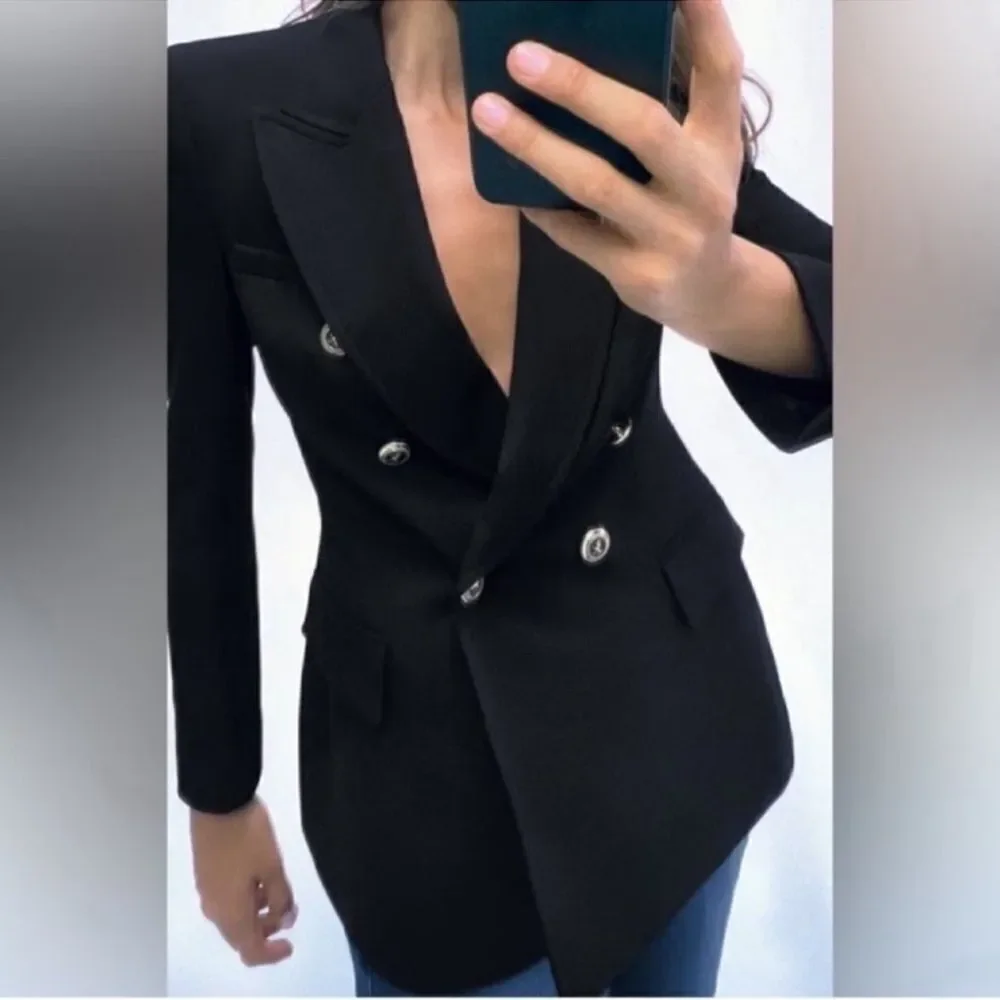 NWT TAILORED DOUBLE BREASTED BLAZER Size XS